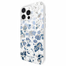 KS054464 Protective Hardshell Case w/MagSafe iPhone 16 Pro Max Flowerbed Blue with Gems