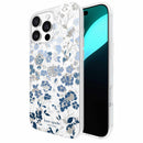 KS054464 Protective Hardshell Case w/MagSafe iPhone 16 Pro Max Flowerbed Blue with Gems