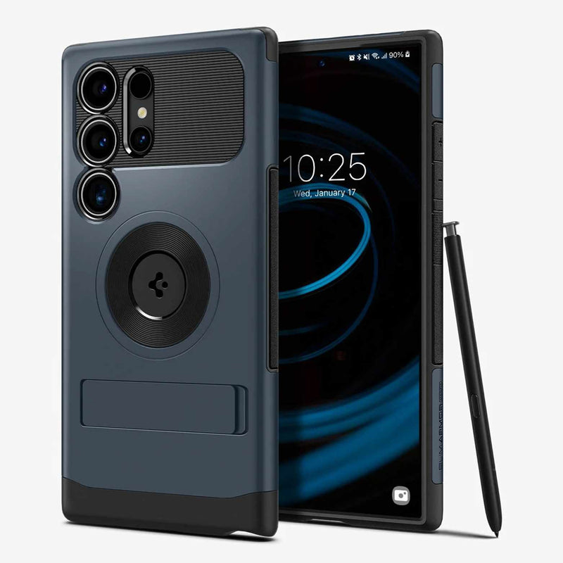 Spigen Slim Armor Magfit Case Metal Slate for Samsung Galaxy S24 Ultra