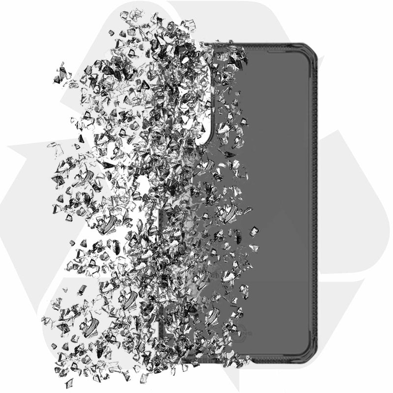 ITSKINS Spectrum_R Clear Case Smoke for Samsung Galaxy S25 Edge