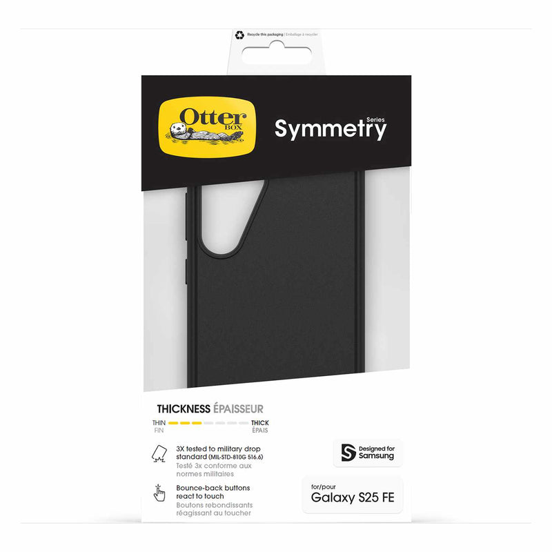 OtterBox Symmetry Case Black for Samsung Galaxy S25 FE