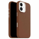 OtterBox Symmetry Cactus Leather MagSafe Case w/Camera Control Dessert Saddle (Brown) for iPhone 17