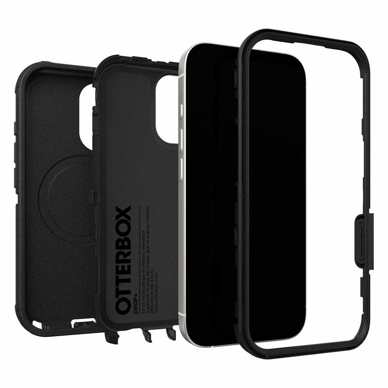 OtterBox Defender Pro MagSafe Case with Holster Black for iPhone 17 in Bulk Packaging