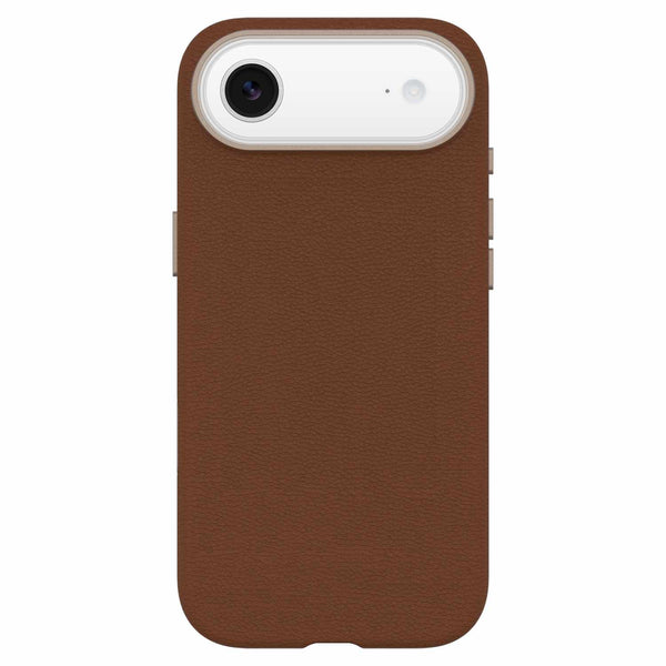 7799032 Symmetry Cactus Leather MagSafe Case w/Camera Control iPhone Air Dessert Saddle (Brown)