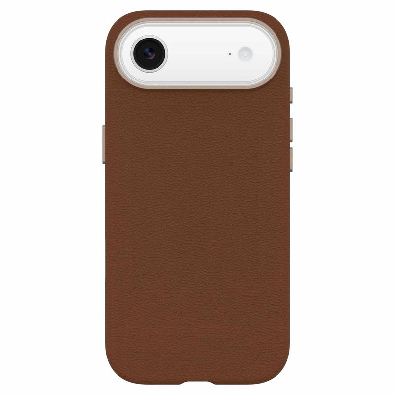7799032 Symmetry Cactus Leather MagSafe Case w/Camera Control iPhone Air Dessert Saddle (Brown)
