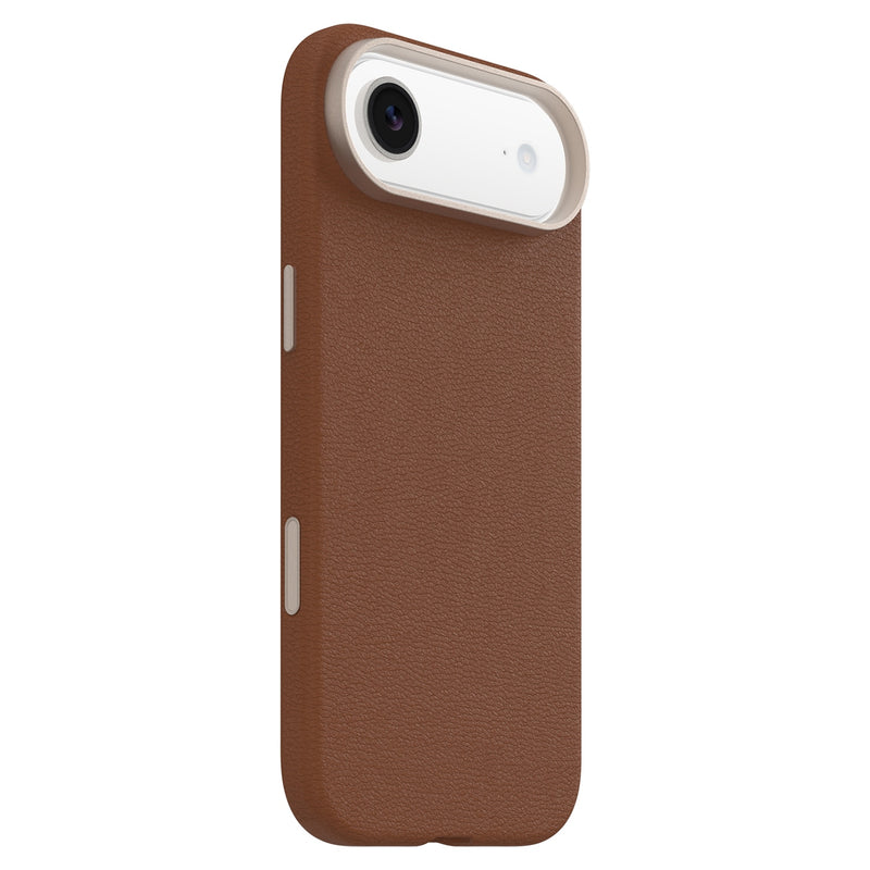 7799032 Symmetry Cactus Leather MagSafe Case w/Camera Control iPhone Air Dessert Saddle (Brown)