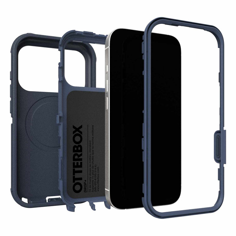 7798424 Defender Pro MagSafe Case w/Camera Control iPhone 17 Pro Riverside (Blue)