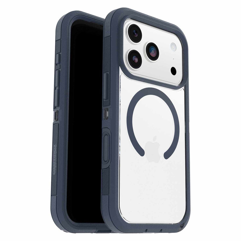 7798458 Defender Pro XT Clear MagSafe Case w/Camera Control iPhone 17 Pro Bootcut (Blue)