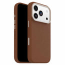 OtterBox Symmetry Cactus Leather MagSafe Case w/Camera Control Dessert Saddle (Brown) for iPhone 18 Pro/17 Pro