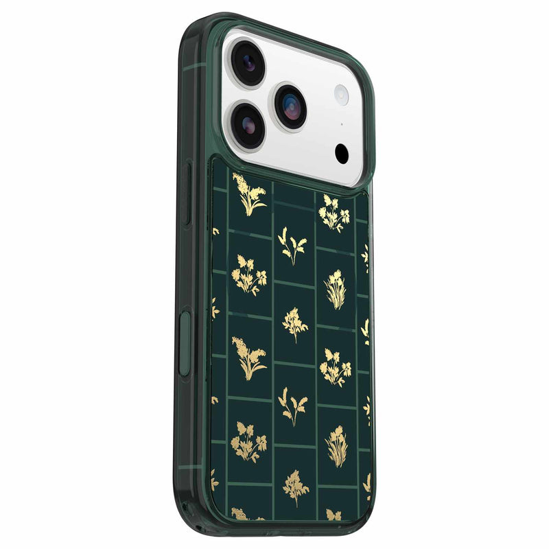 7798898 Symmetry Clear MagSafe Case w/Camera Control iPhone 17 Pro Golden Bloom (Green)