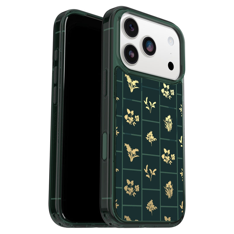 7798898 Symmetry Clear MagSafe Case w/Camera Control iPhone 17 Pro Golden Bloom (Green)
