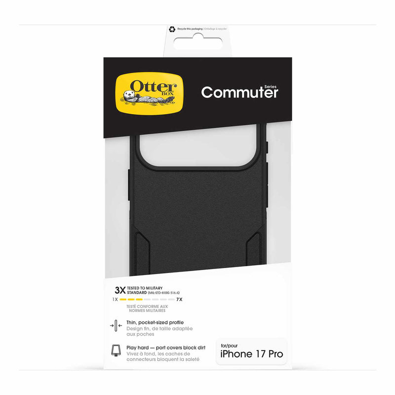 7798326 Commuter MagSafe Case w/Camera Control in Bulk Packaging iPhone 17 Pro Black
