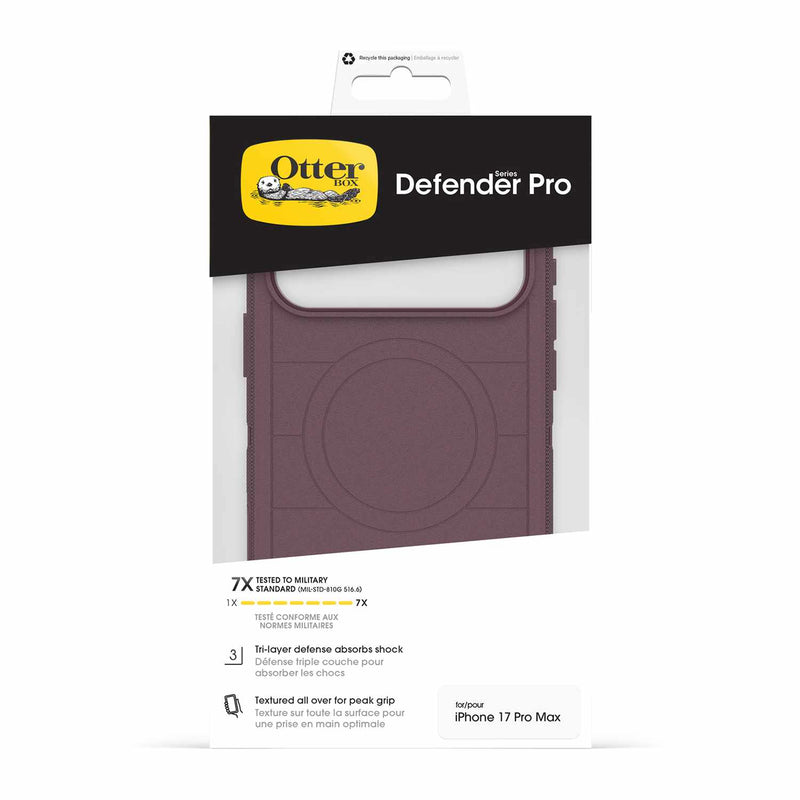 7798434 Defender Pro MagSafe Case w/Camera Control iPhone 17 Pro Max Trailhead (Purple)