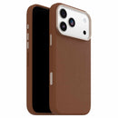 OtterBox Symmetry Cactus Leather MagSafe Case w/Camera Control Dessert Saddle (Brown) for iPhone 17 Pro Max