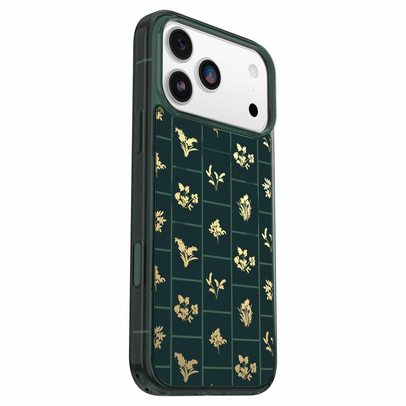 7798906 Symmetry Clear MagSafe Case w/Camera Control iPhone 17 Pro Max Golden Bloom (Green)
