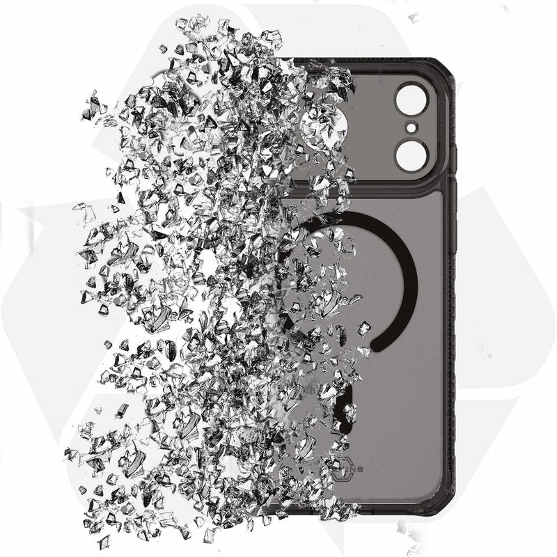 AP7UHBVARSMOK Hybrid_R Vapor MagSafe Case iPhone 17 Pro Max Smoke
