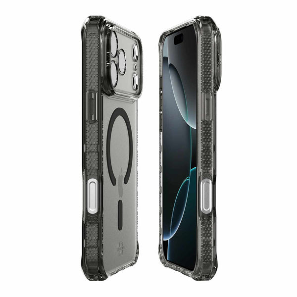 ITSKINS Hybrid_R Vapor MagSafe Case Smoke for iPhone 17 Pro