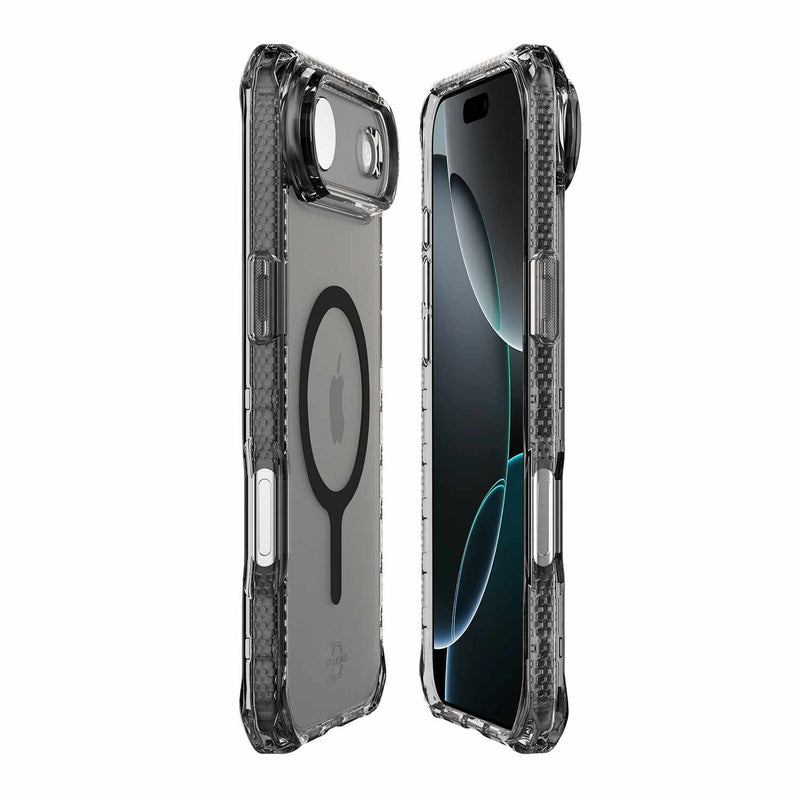 ITSKINS Hybrid_R Vapor MagSafe Case Smoke for iPhone Air
