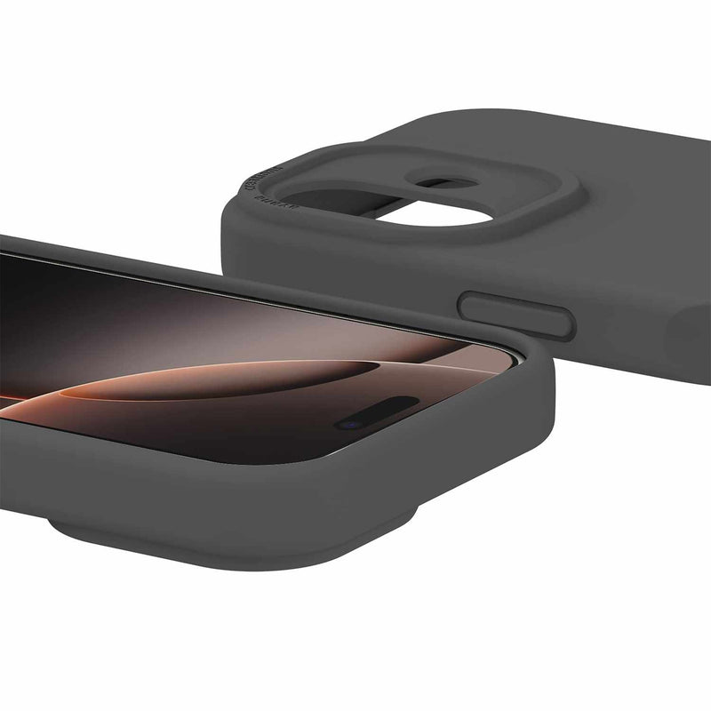 AP7NAVSIKBLCK Velvet MagSafe Case iPhone 17 Ash