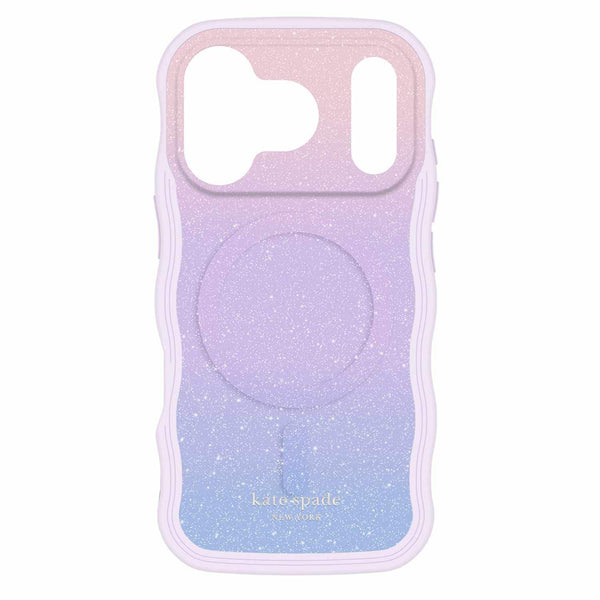 KS057330 Wavy MagSafe Case iPhone 17 Pro Opal Glitter