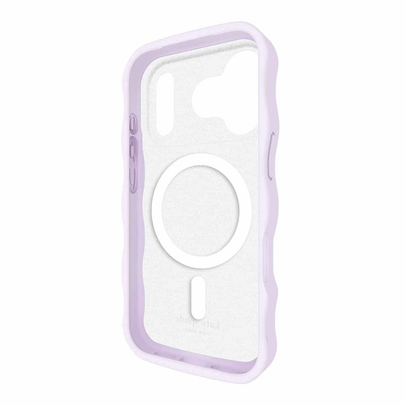 KS057330 Wavy MagSafe Case iPhone 17 Pro Opal Glitter