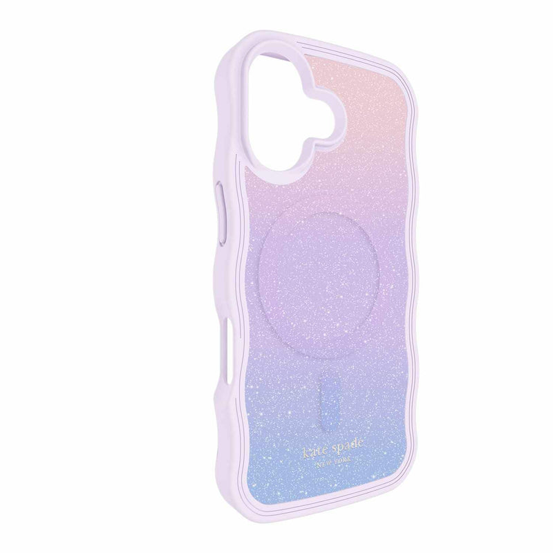 KS057412 Wavy MagSafe Case iPhone 17 Opal Glitter