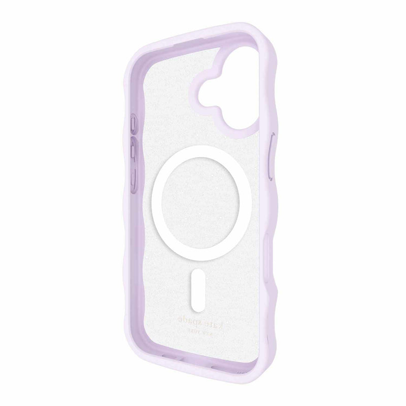 KS057412 Wavy MagSafe Case iPhone 17 Opal Glitter