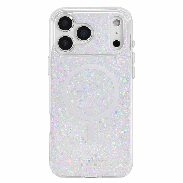 Kate Spade Protective MagSafe Case Chunky Glitter Iridescent for iPhone 17 Pro Max