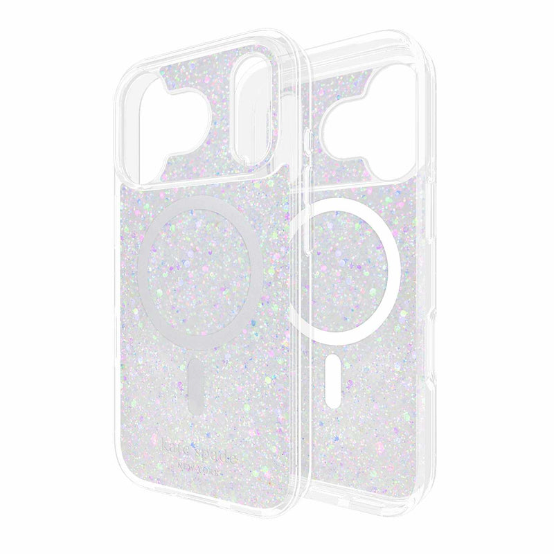 KS057314 Protective MagSafe Case iPhone 17 Pro Chunky Glitter Iridescent