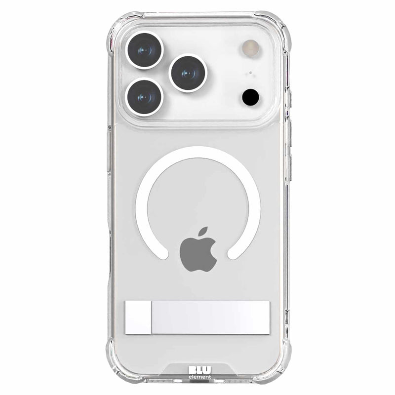 Blu Element DropZone Rugged MagSafe w/kickstand Case Clear for iPhone 17 Pro