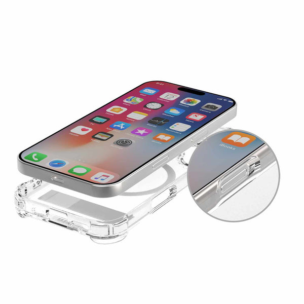 Blu Element DropZone Rugged MagSafe w/kickstand Case Clear for iPhone 17 Pro