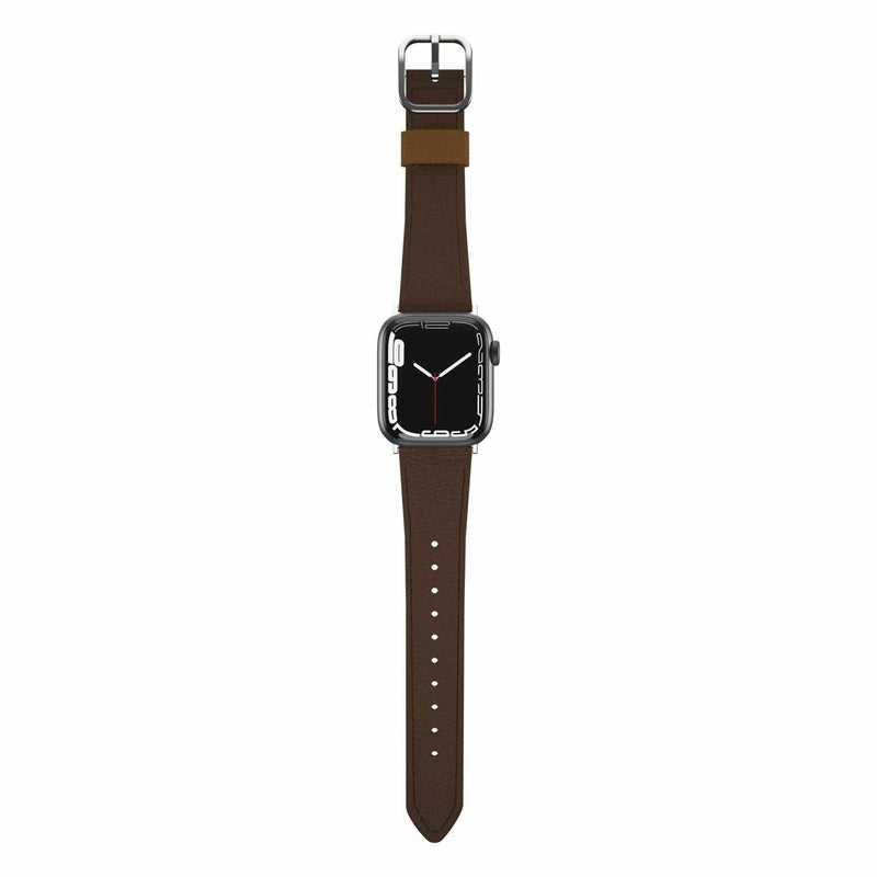 7795602 Symmetry Cactus Leather Watch Band Apple Watch 45/44/42 mm Rich Adobe