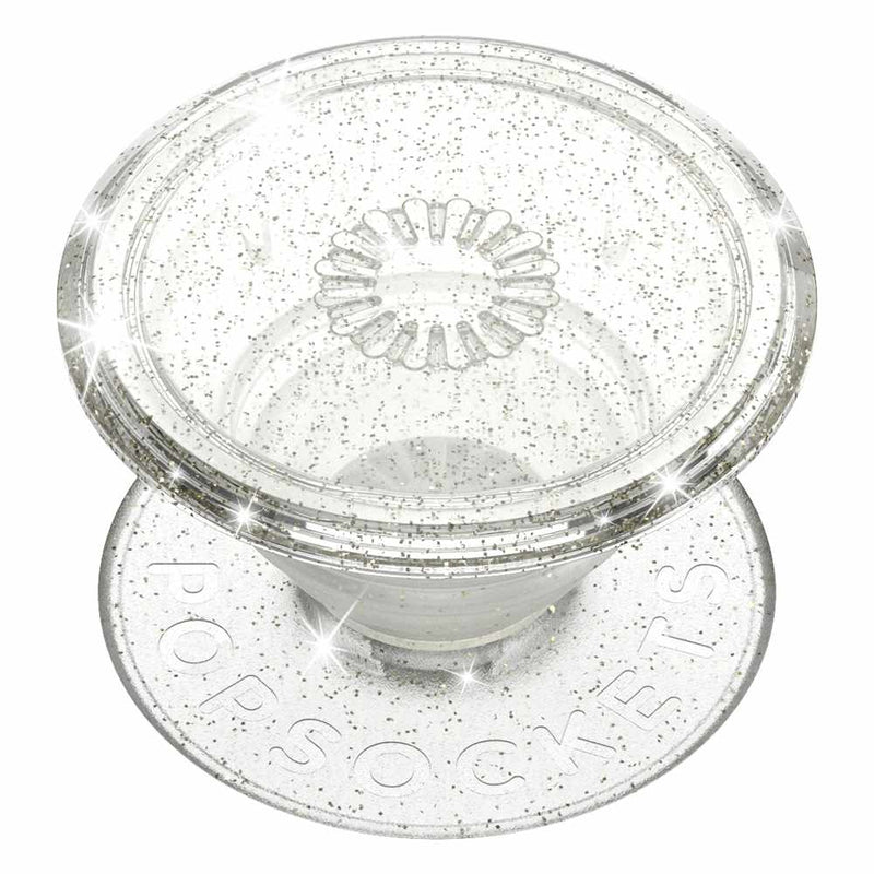 805149 PopGrip Clear Glitter Silver