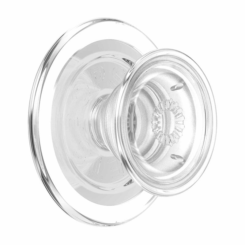 PopSockets PopGrip For MagSafe Round with Adapter Ring Clear
