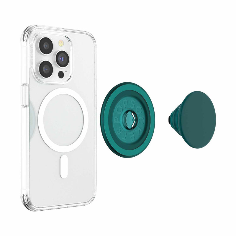 PopSockets PopGrip for MagSafe Round with Adapter Ring Fresh Pine Soft Touch