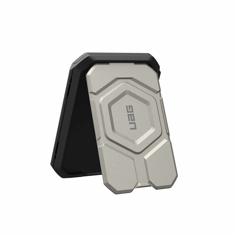964442114040 Magnetic Wallet with Kickstand for MagSafe Black/Titanium