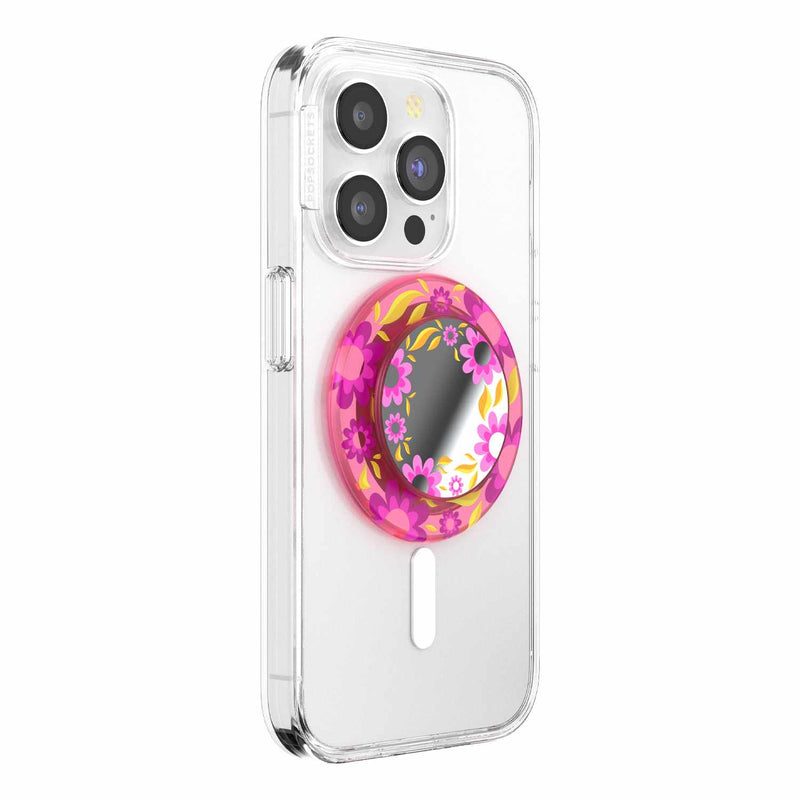 807309 PopGrip for MagSafe Round with Adapter Ring Pink Relief