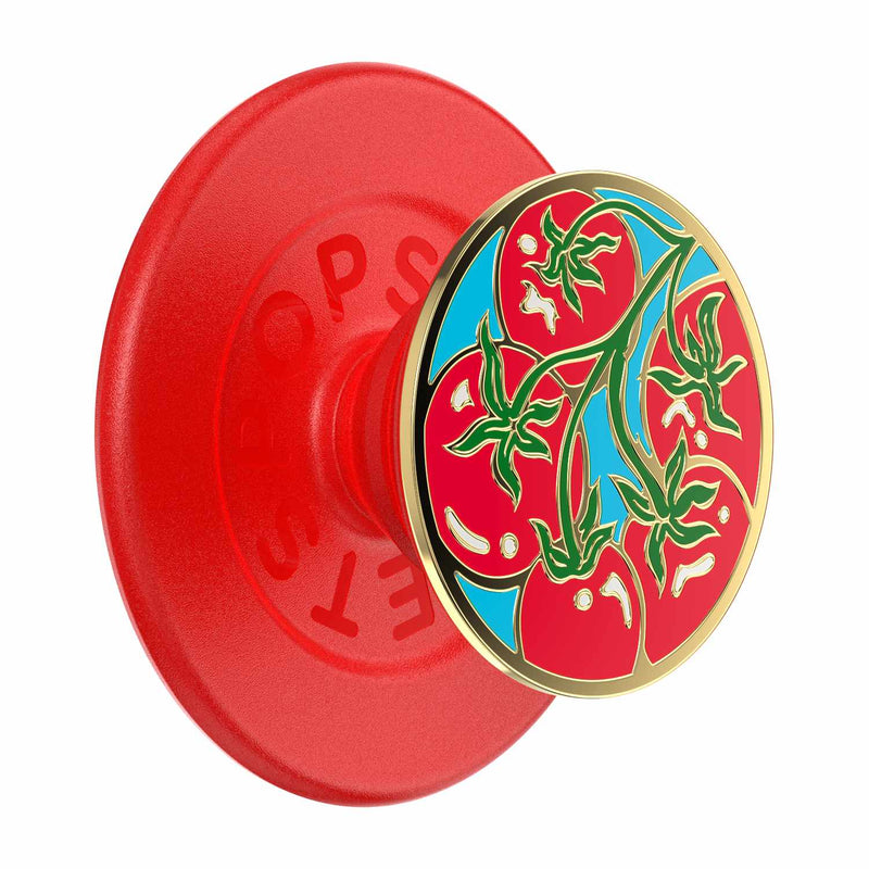 807292 PopGrip for MagSafe Round with Adapter Ring Tomato Rosso