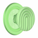 PopSockets PopGrip for MagSafe Round with Adapter Ring PopOut Curves Matcha Dew