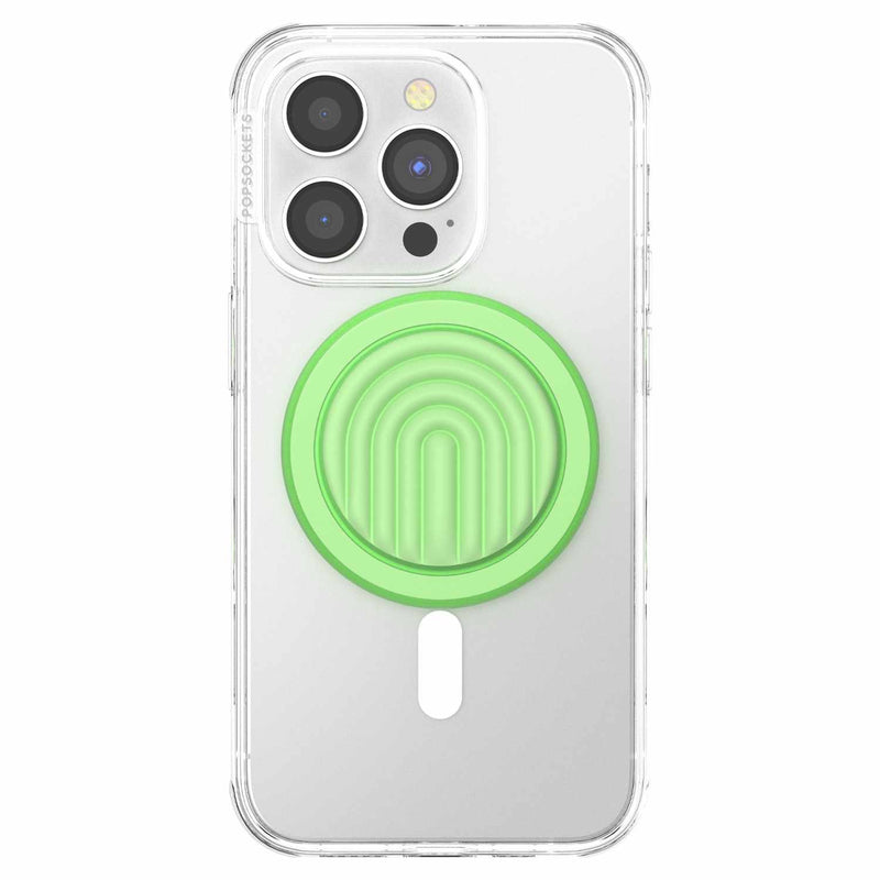 808927 PopGrip for MagSafe Round with Adapter Ring PopOut Curves Matcha Dew