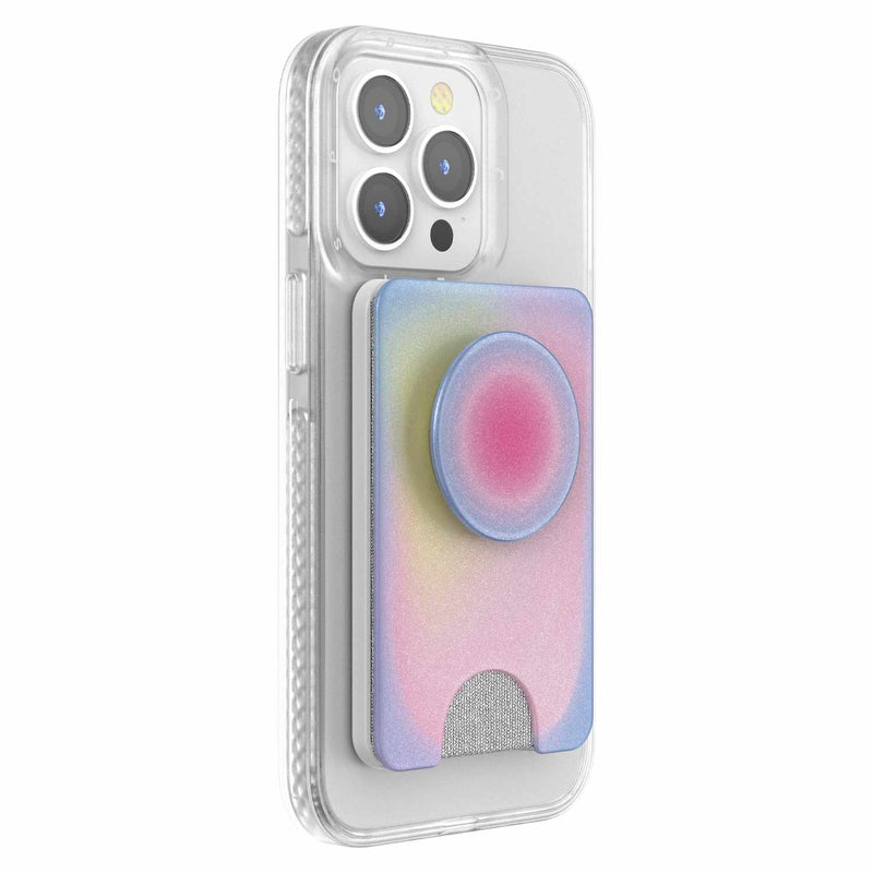 806867 PopWallet+ For MagSafe Round with Adapter Ring Aura