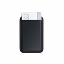 Satechi Vegan Leather Magnetic MagSafe Wallet Stand Black