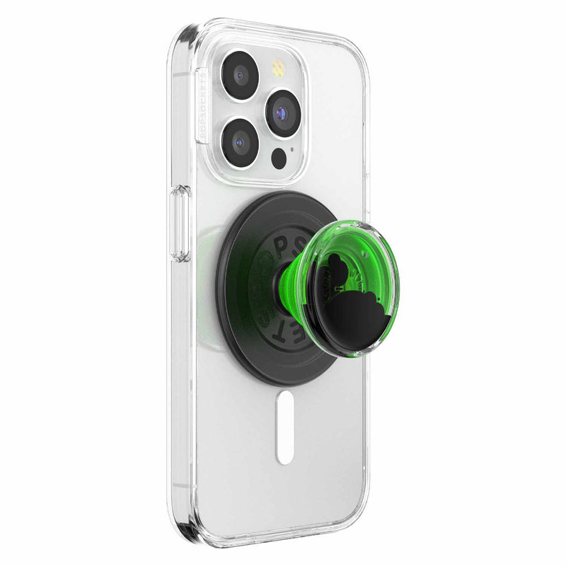 807220 PopGrip For MagSafe Round with Adapter Ring Tidepool Lava Lamp Absinthe Ink