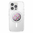 PopSockets PopGrip for MagSafe Round with Adapter Ring Enamel Atomic Wallpaper