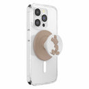 PopSockets PopGrip for MagSafe Round with Adapter Ring Latte Mickey