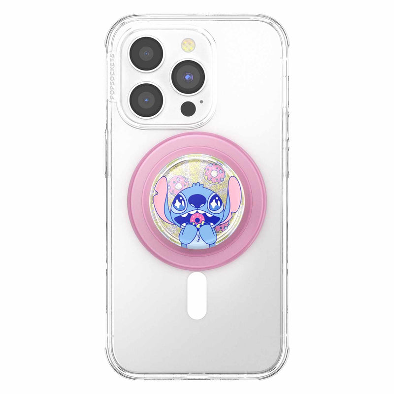 PopSockets PopGrip For MagSafe Round with Adapter Ring Tidepool Stitch Snacks