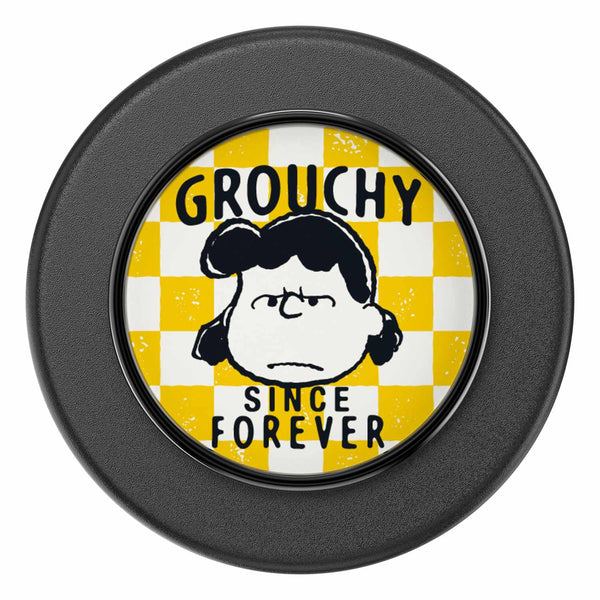 114690 PopGrip for MagSafe Round with Adapter Ring Enamel Grouchy Lucy