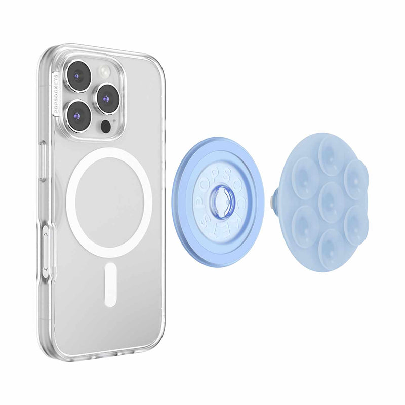 PopSockets PopGrip Suck-Up for MagSafe Round with Adapter Frost