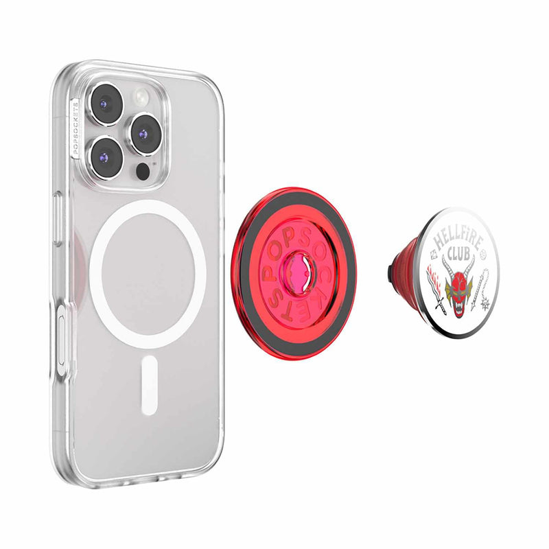 115185 PopGrip for MagSafe Round with Adapter Enamel Hellfire Club