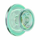 PopSockets PopGrip for MagSafe Round with Adapter Iridescent Turq